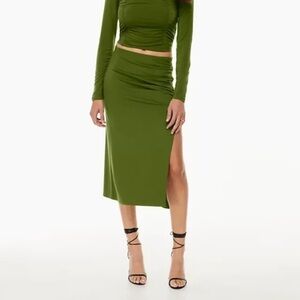 Aritzia Wilfred Vespa Midi Skirt
